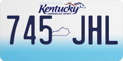 KY license plate 745JHL