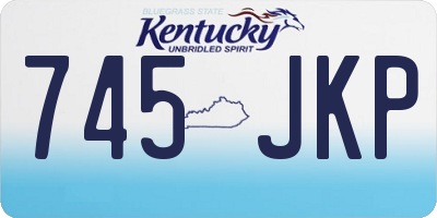KY license plate 745JKP