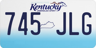 KY license plate 745JLG