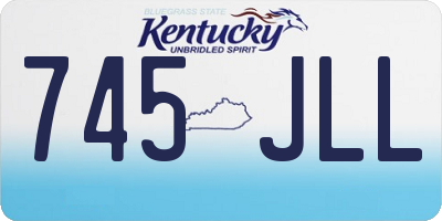 KY license plate 745JLL