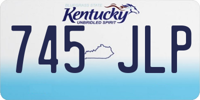 KY license plate 745JLP