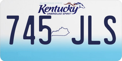 KY license plate 745JLS