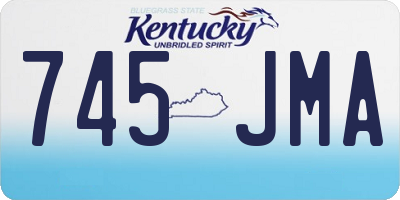 KY license plate 745JMA