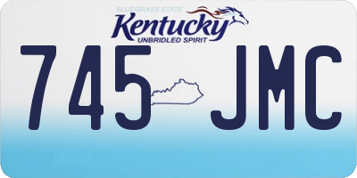KY license plate 745JMC