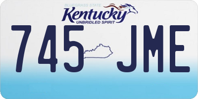 KY license plate 745JME