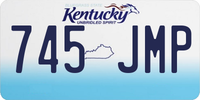 KY license plate 745JMP