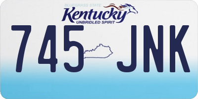 KY license plate 745JNK