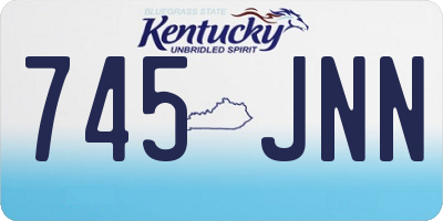 KY license plate 745JNN
