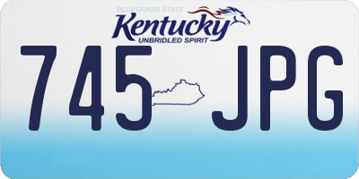 KY license plate 745JPG