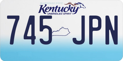 KY license plate 745JPN