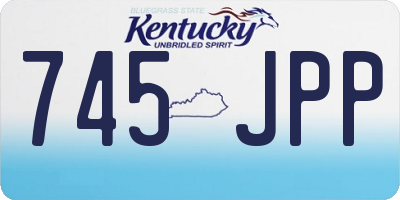 KY license plate 745JPP