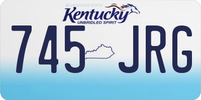 KY license plate 745JRG