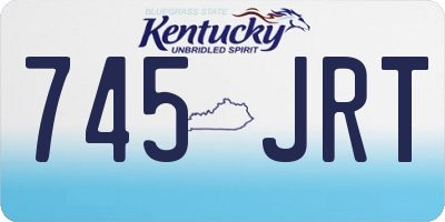 KY license plate 745JRT