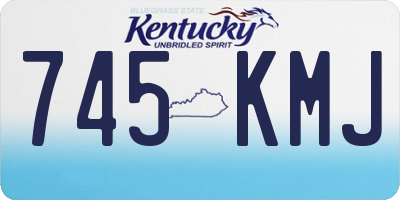 KY license plate 745KMJ