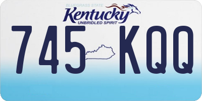 KY license plate 745KQQ