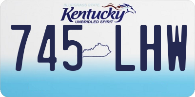 KY license plate 745LHW