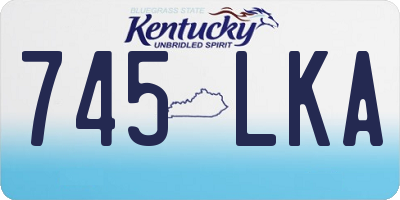 KY license plate 745LKA