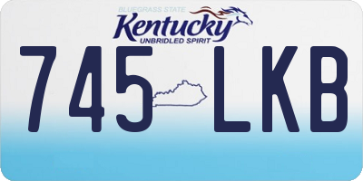 KY license plate 745LKB