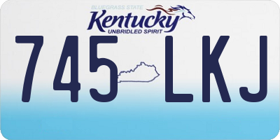 KY license plate 745LKJ