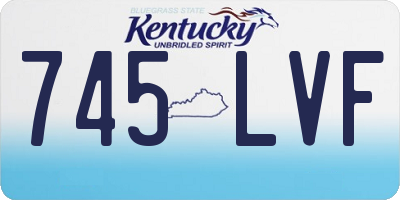 KY license plate 745LVF