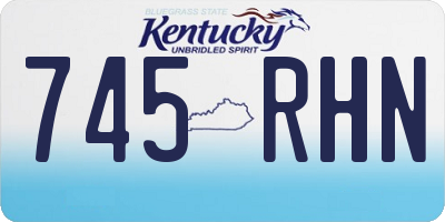 KY license plate 745RHN