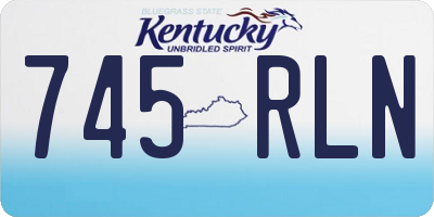 KY license plate 745RLN