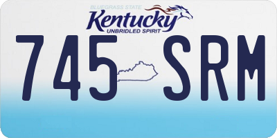 KY license plate 745SRM
