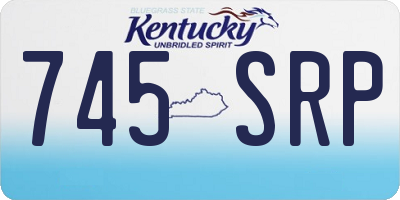 KY license plate 745SRP