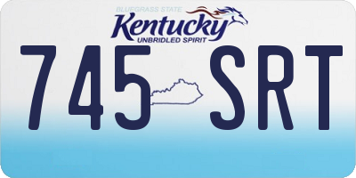 KY license plate 745SRT