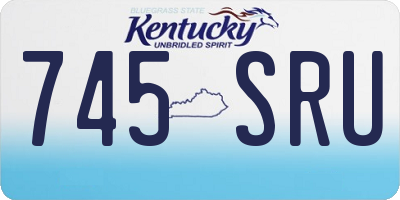 KY license plate 745SRU