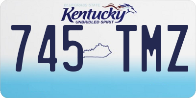 KY license plate 745TMZ