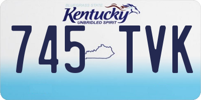KY license plate 745TVK
