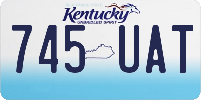 KY license plate 745UAT