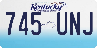 KY license plate 745UNJ
