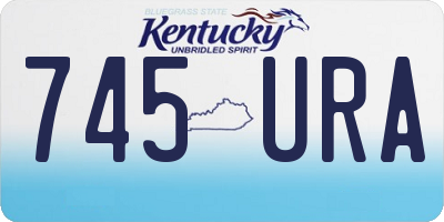 KY license plate 745URA