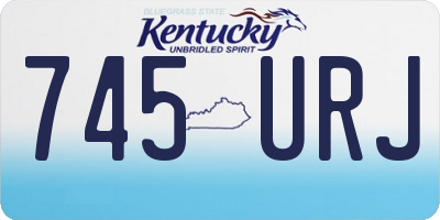 KY license plate 745URJ