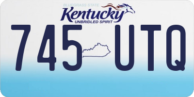 KY license plate 745UTQ