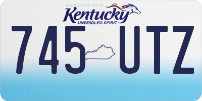 KY license plate 745UTZ