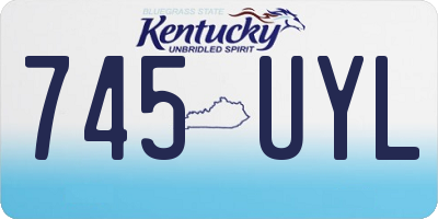 KY license plate 745UYL