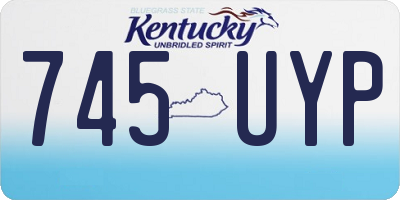 KY license plate 745UYP