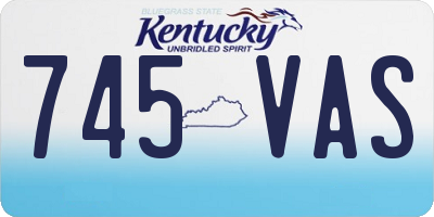 KY license plate 745VAS