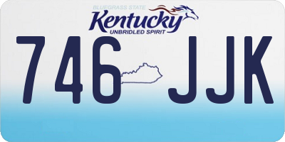 KY license plate 746JJK