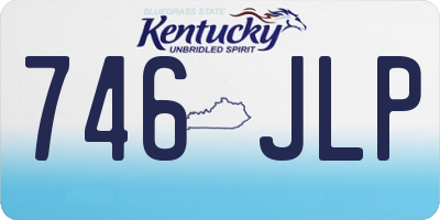 KY license plate 746JLP