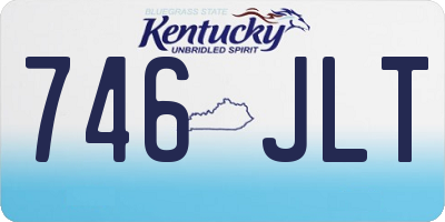 KY license plate 746JLT