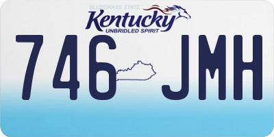 KY license plate 746JMH