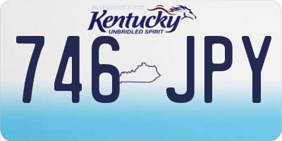 KY license plate 746JPY