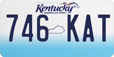 KY license plate 746KAT