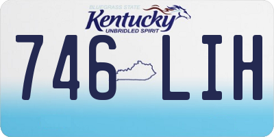 KY license plate 746LIH