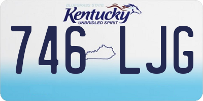 KY license plate 746LJG
