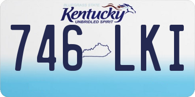 KY license plate 746LKI